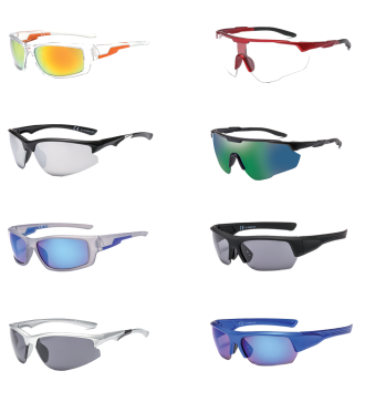 Active - Kit da 8 Occhiali da Sole