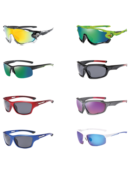 Performance - Kit of 8 Polarized Sunglasses