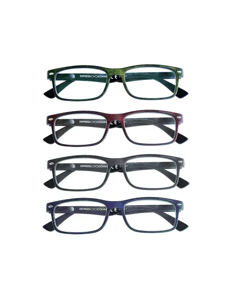 Wood - Kit da 24 Occhiali da Lettura