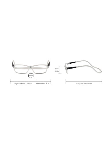 CHARRO® Delaware Reading Glasses with Neck-Hanging Temples