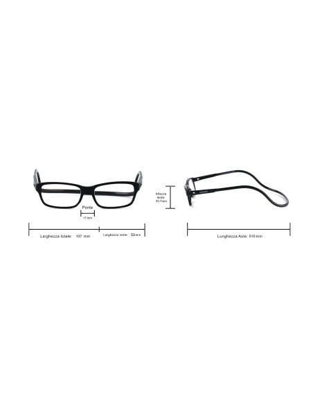 CHARRO® Delaware Reading Glasses with Neck-Hanging Temples
