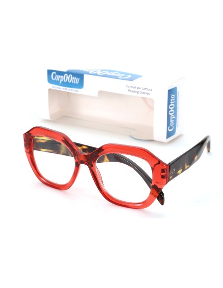 Corpo-otto Occhiali da Lettura Vogue Verde-Tartaruga +3,50