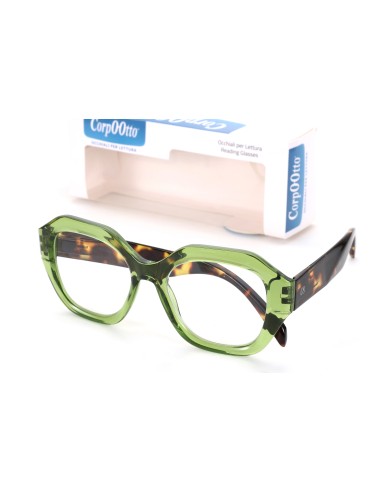 Corpo-otto Occhiali da Lettura Vogue Verde-Tartaruga +3,50 Corpo-otto Occhiali da Lettura Vogue Verde-Tartaruga +3,50