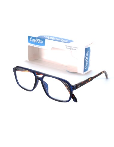 Corpo-otto Occhiali da Lettura Power Verde-Tartaruga +3,50 Corpo-otto Occhiali da Lettura Power Verde-Tartaruga +3,50