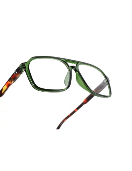 Corpo-otto Occhiali da Lettura Power Verde-Tartaruga +3,50