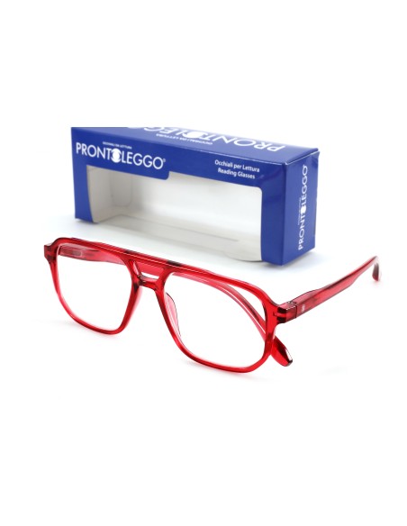 Prontoleggo Occhiali da Lettura Prince Rosso +3,50