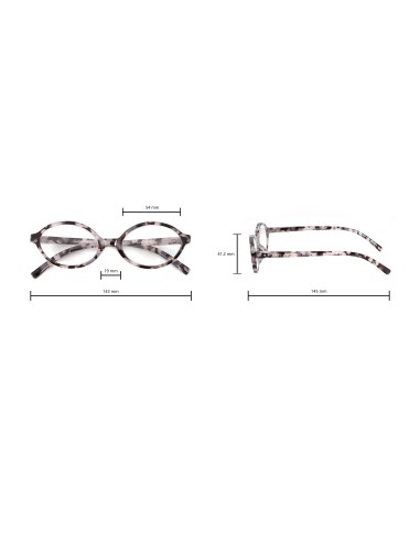 GianMarcoVenturi Women's Oval Reading Glasses Toarmina