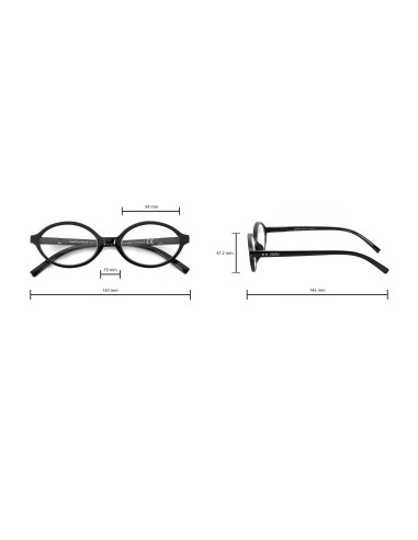 GianMarcoVenturi Women's Oval Reading Glasses Toarmina