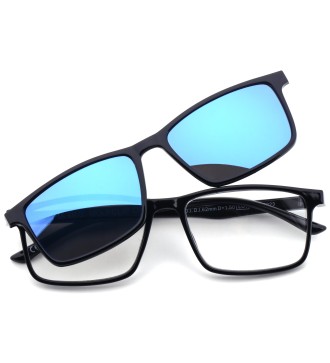 CHARRO® Reading Glasses with Magnetic Clip-On Sunglasses