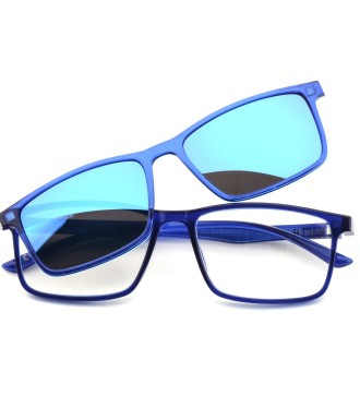 CHARRO® Reading Glasses with Magnetic Clip-On Sunglasses 2