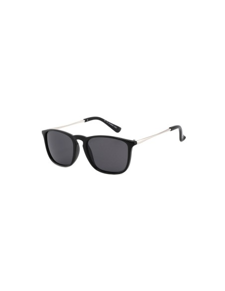 Online Sunglasses -  2703 Black/Silver-Black Lenses